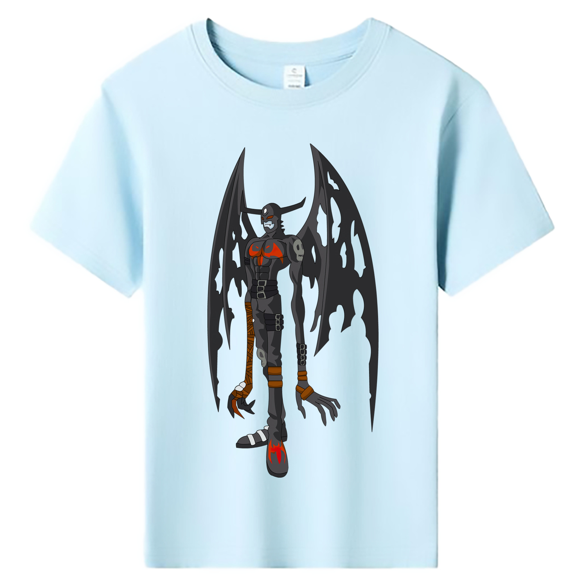 （画像用） Digimon デジタルモンスター/デジモン 綿100％キッズTシャツ（フロントプリント）
